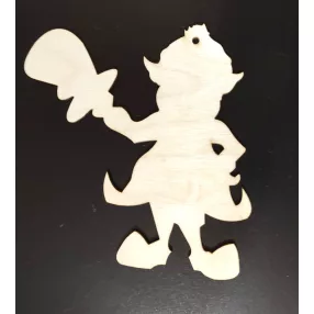 Natúr fa Kobold sapkával 	1db	18x19cm cm 