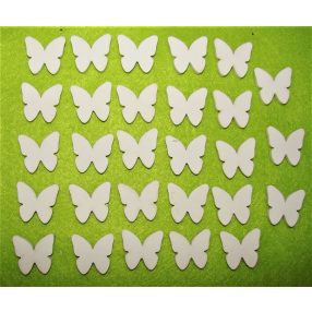  Fehér fa  lepke	28db/csomag	2,5cm 