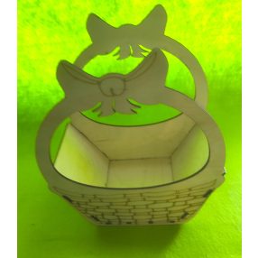    Natúr  Fa Lapra szerelt tégla mintás kossár 1szett		magasság 24cm széllesség 20cm mélység 11cm