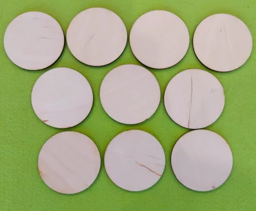 Natúr fa Kör lap	10 db/csomag	8cm 