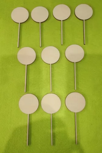 Natúr fa Kicsi beszúrós tábla	 10db/csomag	5x12cm 