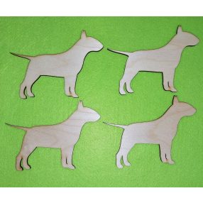 Natúr fa Bullterrier	 4db/csomag	9,5x13cm 
