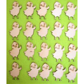 Natúr fa  kis csibe 4x3cm20db/csomag	