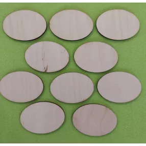 Natúr fa Ovális tábla	10 db/csomag	7x5cm 
