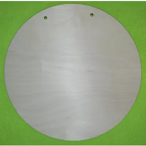 Natúr fa kör lap 2 db lyukkal 	1db 	25x25 cm 