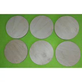   Natúr fa Kör lap	6db/csomag	12cm  