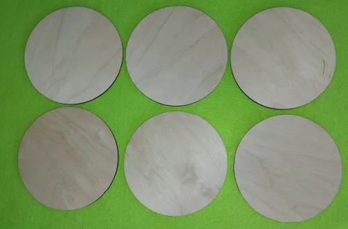   Natúr fa Kör lap	6db/csomag	12cm  