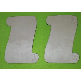 Natúr fa közepes Pergamen	2 db/csomag	18x13cm 