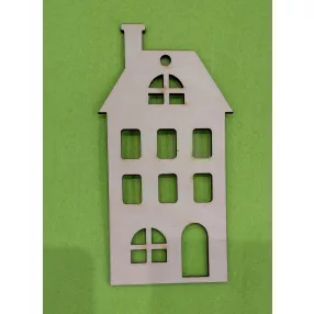 Natúr fa Emeletes ház	1  db	15x8cm  