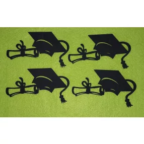 Fekete fa Ballagó sapka + papirusz	4db / csomag	8x4,5cm 