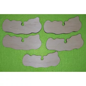 Natúr fa Balaton forma	5db/csomag	10x4,5cm