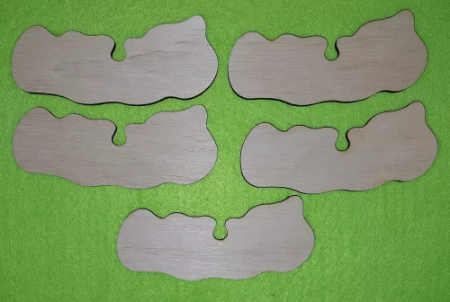 Natúr fa Balaton forma	5db/csomag	10x4,5cm