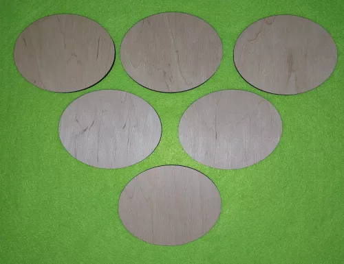 Natúr fa ovális tábla	6db/csomag	9x7cm 