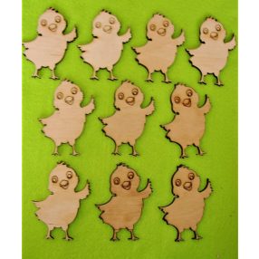 Natúr fa  kis csibe	10db/csomag	8x6cm 