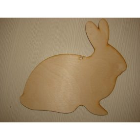 Natúr fa   nyúl	20x21cm 