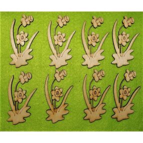  Natúr fa   Nárcisz	8db/csomag	4x7cm 