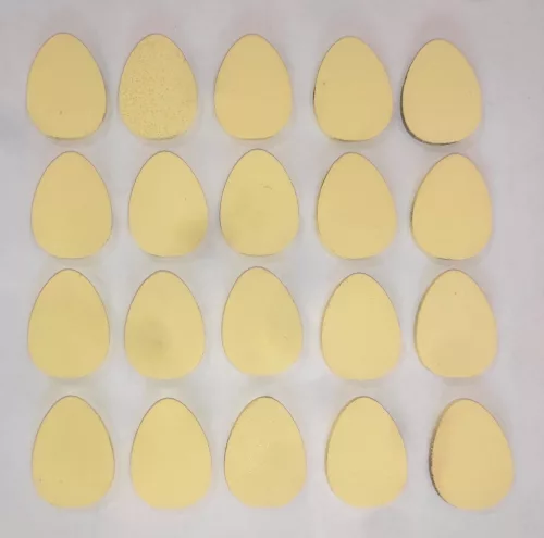 Citromsárga fa   tojás 2x3cm20db/csomag	