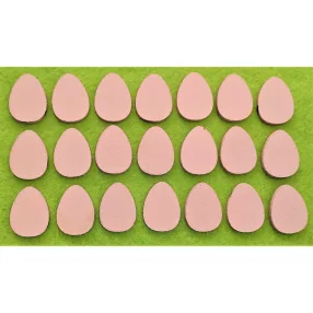 Rózsaszín fa   tojás	2x3cm 21db/csomag	