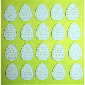  Világoskék  fa   hímes tojás 2x3cm   20db/csomag