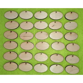 Natúr fa tábla ovál	30db/csomag	4x2,5cm 
