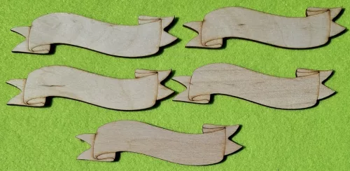 Natúr,nyír rétegelt lemez szalag tábla	 12x3cm 	5db/csomag