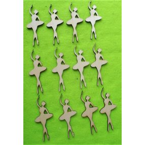 Natúr fa balerina	12db/csomag	10x4cm 