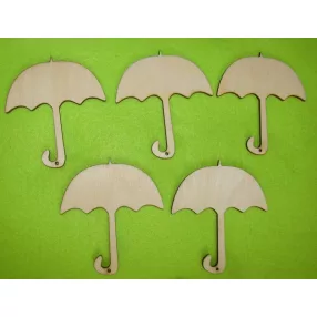 Natúr fa esernyő 8x9cm  5db/csomag	