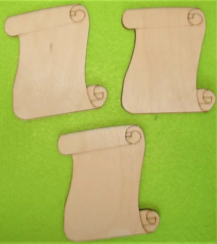 Natúr fa pergamen 7,5x8cm 3db/csomag