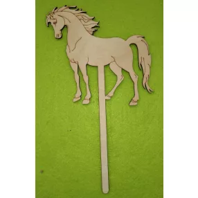 Natúr fa ló beszúrós	 15x26cm  