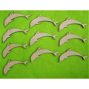 Natúr  delfin  10,5x6cm  10db/csomag	