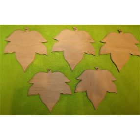 Natúr fa levél 10x10cm5db/csomag 