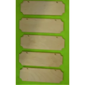 Natúr fa  tábla 20,2x6,5cm 5db/csomag	