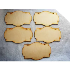 Natúr fa  tábla  19x11cm  5db /csomag