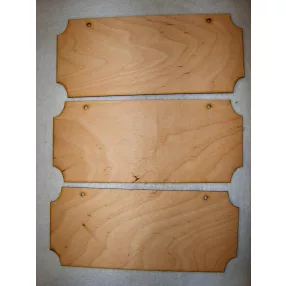 Natúr fa  tábla 	3db/csomag	29,5x13cm 