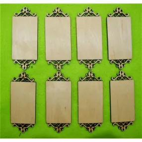 Natúr fa   íves tábla  10x4cm 8db/csomag	