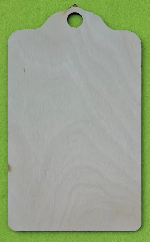 Natúr,nyír rétegelt lemez  tábla  19x11cm 