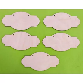 Natúr fa  tábla szalon 20x10cm 5db/csomag	 