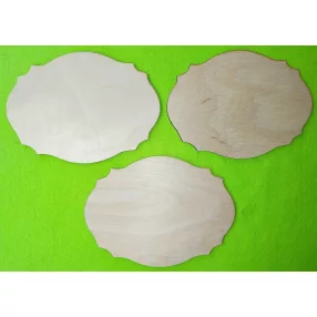 Natúr fa  tábla vintage 3db/csomag  19x14cm 