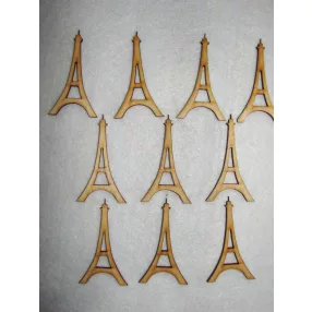 Natúr fa  eiffel torony	10db/csomag	6x3,5cm 