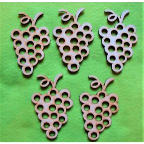 Natúr fa szőlő	 9x5,5cm  5db/csomag