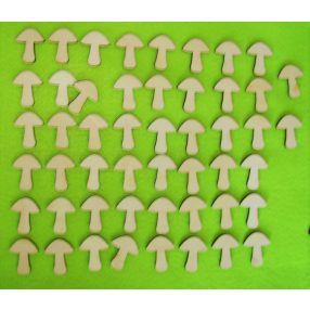 Natúr fa Gomba  2,5x3cm 	50db/csomag 