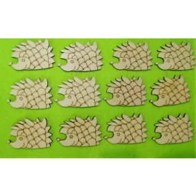 Natúr fa  sün disznó 5x3,5 cm   12db/csomag