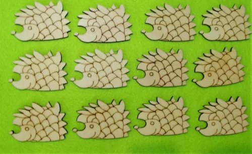 Natúr fa  sün disznó 5x3,5 cm   12db/csomag