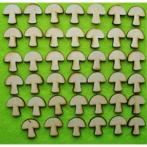  Natúr fa  gomba 3 cm 	40db/csomag