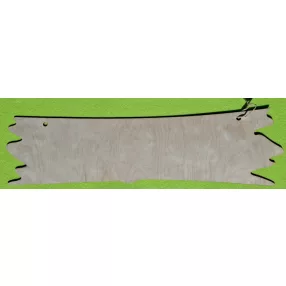 Natúr,nyír rétegelt lemez tábla 	1db/csomag	50x14cm 