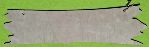 Natúr,nyír rétegelt lemez tábla 	1db/csomag	50x14cm 