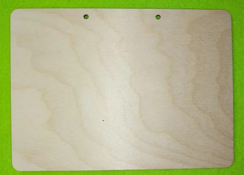 Natúr,nyír rétegelt lemez  A-5 ös felfűzhető könyborító	1db	24,7x17,9cm   