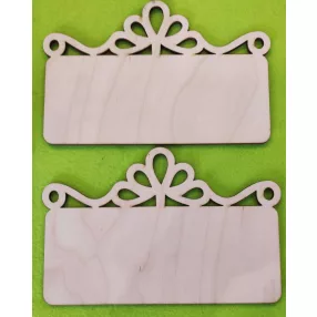  Natúr fa  Díszes tábla	2db	20x13cm 