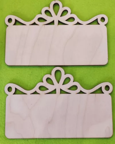  Natúr fa  Díszes tábla	2db	20x13cm 