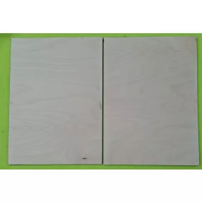    Natúr,nyír rétegelt lemez A-4 es szabvány lap	2db/csomag	21x29cm  